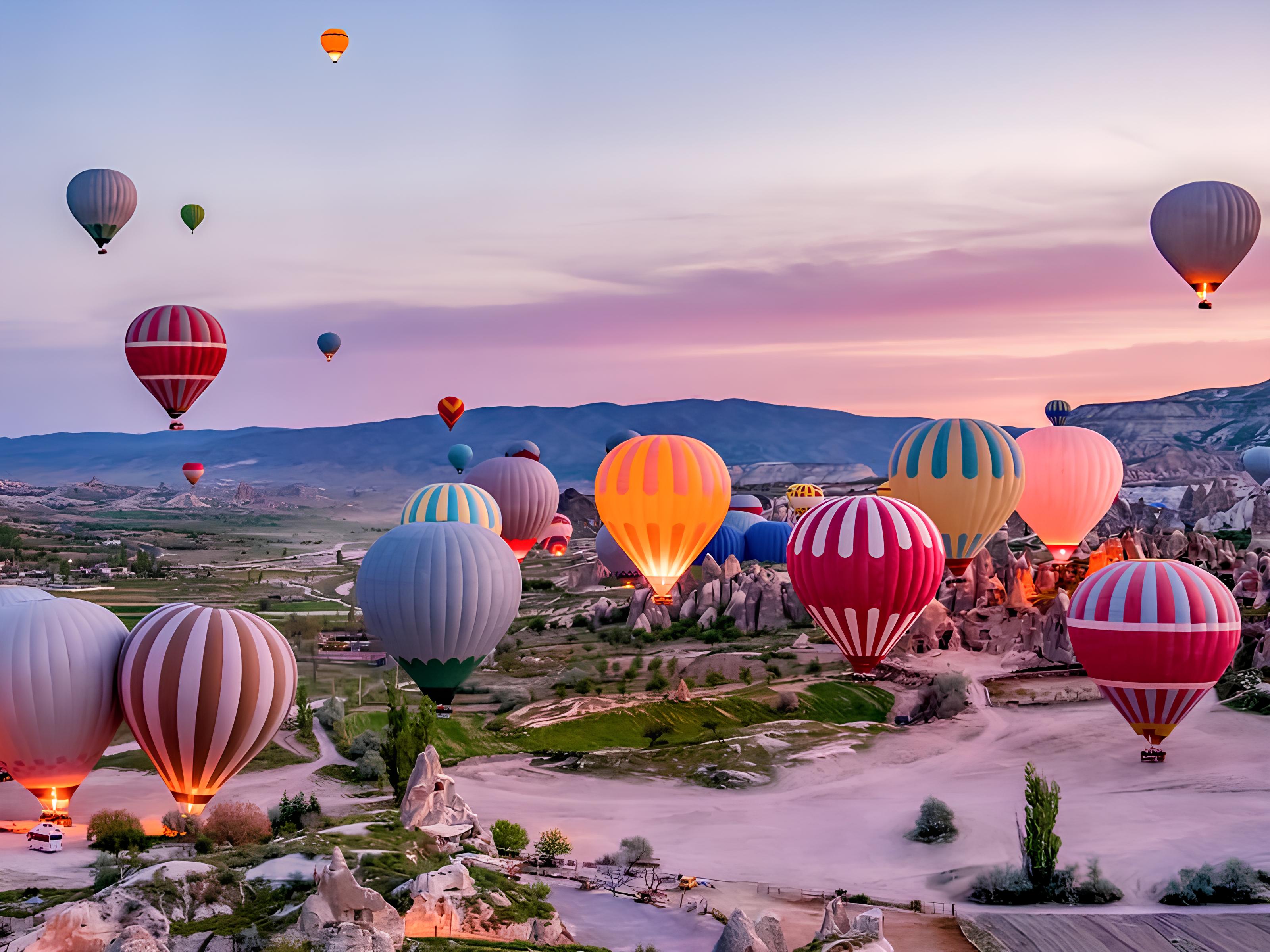 Kars turizm - Kapodokya turu uçan balon turu  manzarası - Cancanlar Turizm